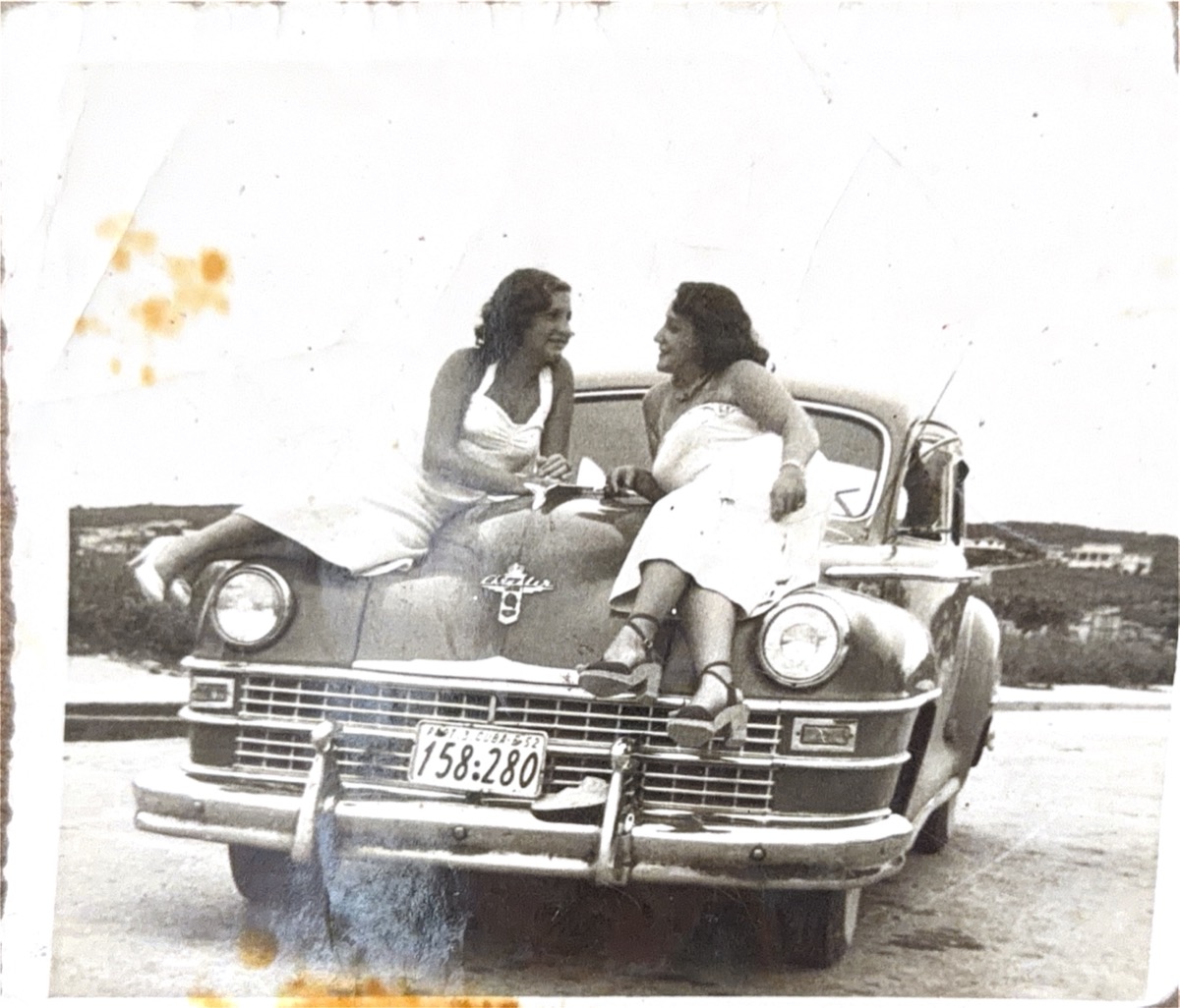 Couple by car